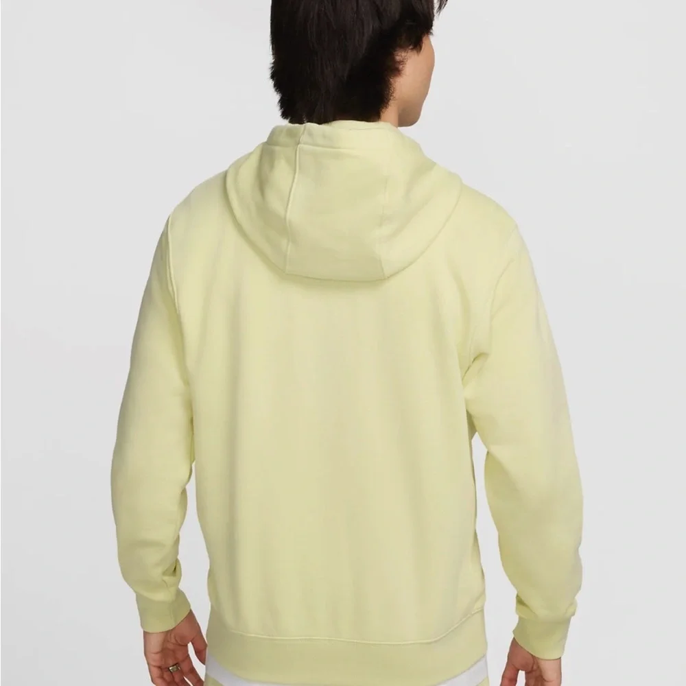 Nike Men's Light Yellow Hoodie